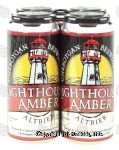 Cheboygan Brewing Co. Lighthouse Amber altbier german style beer, 1-pint Center Front Picture