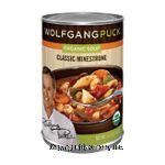 Wolfgang Puck Organic Soup classic minestrone soup Center Front Picture