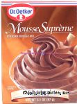 Dr. Oetker Mousse Supreme milk chocolate flavor premium mousse mix Center Front Picture