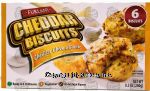 Furlani  cheddar chive & garlic cheddar biscuits, 6 biscuits, frozen box Center Front Picture