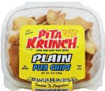 Pita Krunch  plain pita chips Center Front Picture