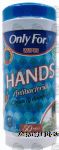 Only For  antibacterial hand wipes, 50 wipes, plastic tub Center Front Picture