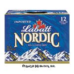 Labatt Nordic Non-alcoholic Beer 12 Oz Center Front Picture