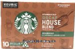 Starbucks Ground Coffee House Blend Decaf  Center Front Picture