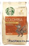 Starbucks Colombia single-origin, balanced & nutty, medium roast ground coffee, 100% arabica coffee Center Front Picture