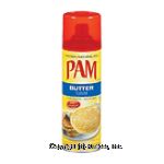 Pam  butter flavor cooking spray Center Front Picture