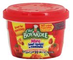 Chef Boyardee Mini mini beef ravioli & meatballs in tomato sauce Center Front Picture