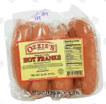 Ozzie's  hot franks, natural casing, 8-count Center Front Picture