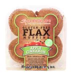 Flax 4 Life  apple cinnamon flax muffin, gluten-free, 4-count Center Front Picture