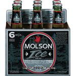 Molson Ice Beer 12 Oz Center Front Picture