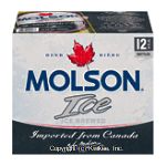 Molson Ice Beer 12 Oz Center Front Picture