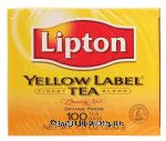 Lipton Yellow Label tea, orange pekoe, 100-tea bags Center Front Picture