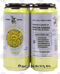 Tandem Ciders Green Man hard apple cider, 5% alc. by vol., 16-fl. oz. Center Front Picture