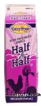 Dairy Fresh  half and half, ultra-pasteurized grade a Center Front Picture