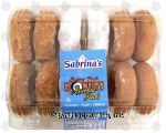 Sabrina's Donuts bakery fresh donuts, assorted pack, powder, plain & crunch Center Front Picture