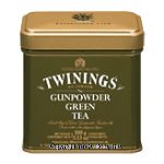 Twinings Of London classics gunpowder green tea, loose, light flavour strength Center Front Picture