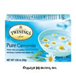 Twinings Of London Tea Bags Pure Camomile Herbal Tea Caffeine Free 1.06 Oz Center Front Picture