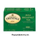 Twinings Of London  irish breakfast, 100% pure black tea, 20 tea bags Center Front Picture