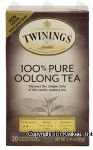 Twinings Of London Tea Bags China Oolong Tea 1.41 Oz Center Front Picture