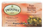 Twinings Of London Tea Bags African Rooibos Red Tea 1.41 Oz Center Front Picture