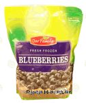 Our Family  blueberries, frozen Center Front Picture