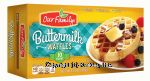 Our Family  waffles buttermilk, 10 count Center Front Picture