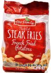 Our Family  steak fries french fried potatoes, thick cut Center Front Picture