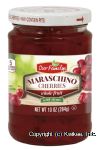 Our Family  maraschino cherries with stems, whole fruit Center Front Picture