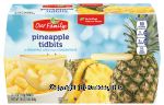 Our Family  pineapple tidbits in juice, 4-oz. plastic tubs Center Front Picture