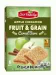 Our Family Fruit & Grain apple cinnamon cereal bars, 8-count Center Front Picture