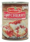 Our Family  light cherry pie filling & topping Center Front Picture