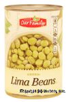 Our Family  lima beans, green Center Front Picture