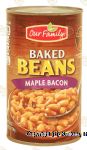 Our Family  baked beans, maple bacon Center Front Picture