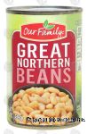 Our Family  great northern beans Center Front Picture