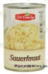 Our Family  sauerkraut Center Front Picture