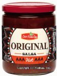 Our Family  hot salsa, original Center Front Picture