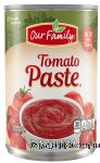 Our Family  tomato paste Center Front Picture