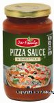 Our Family  pizza sauce, homemade style Center Front Picture