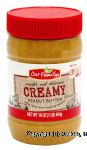 Our Family  creamy peanut butter Center Front Picture