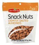 Our Family Snack Nuts almonds, low sodium Center Front Picture