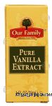 Our Family  pure vanilla extract Center Front Picture