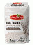 Our Family  flour, all-purpose, unbleached Center Front Picture