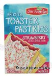 Our Family  strawberry frosted toaster pastries, 8-count Center Front Picture