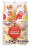 Our Family Designer paper cups for cold drinks, 9-fl. oz. Center Front Picture