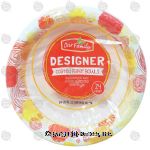 Our Family  coated paper bowls, microwave safe, 20-fl. oz. Center Front Picture