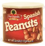 Our Family  spanish peanuts made with sea salt Center Front Picture