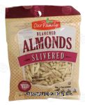 Our Family  slivered almonds, blanched Center Front Picture