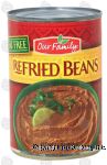 Our Family  refried beans, fat free Center Front Picture