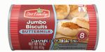 Our Family Jumbo Buttermilk flavored biscuit dough, 8-count Center Front Picture