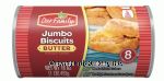 Our Family Jumbo butter flavored biscuits, 8-count Center Front Picture